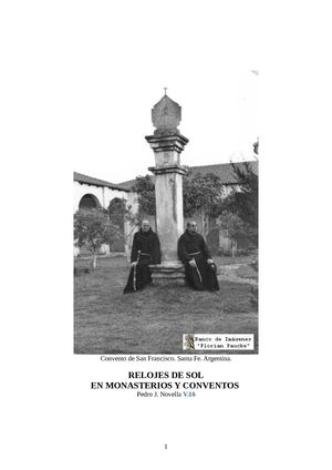 Relojes De Sol En Monasterios