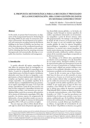 2017 Propuesta Metodologica Para La Rec