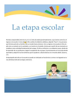 Etapa Escolar