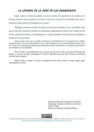 Leyenda De La Peña De Los Enamorados