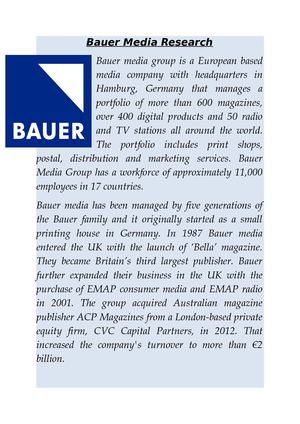 Bauer Media Research