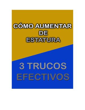 Como Ganar Estatura, Trucos para crecer más