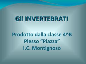 Ebook Gli Invertebrati