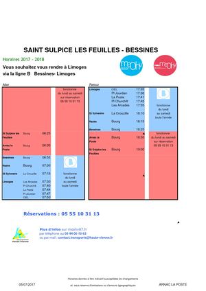 St-Sulpice-les-Feuilles > Bessines-sur-Gartempe