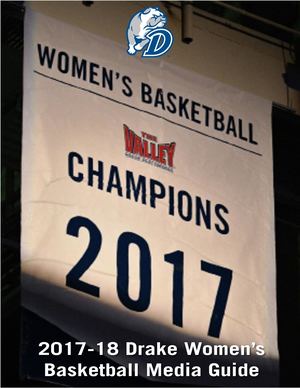 2017-18 Drake Women's Basketball Media Guide