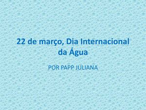 Atividades Sobre O Dia Da ÁGua