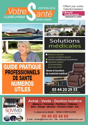Magazine Votre Sante - Charente Limousine 2018