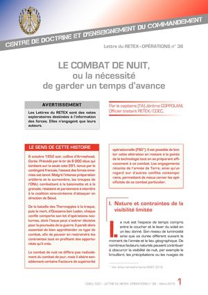 Lettre 36 Combat De Nuit