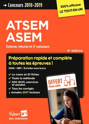 Concours ATSEM et ASEM - Catégorie C - Préparation complète et rapide à toutes les épreuves
