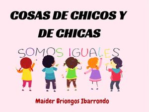 Capítulo 1. Cosas De Chicos Y Chicas