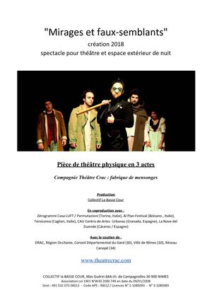 MIRAGES ET FAUX SEMBLANT_Théâtre Crac