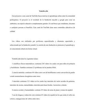 YOUTUBE.EDU