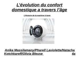 Les inventions de la machine à laver