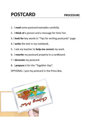 Postcard  PROCEDURE