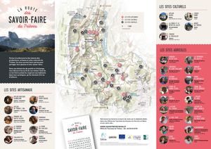Carte Route des savoir-faire Trièves