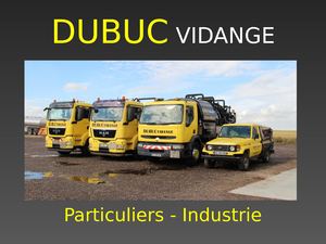 dubuc vidange curage assainissement fosse septique débouchage