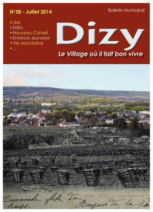 Bulletin Municipal Dizy juillet 2014 n°58