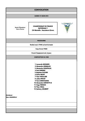 Convoc N1 - 31/03/2018