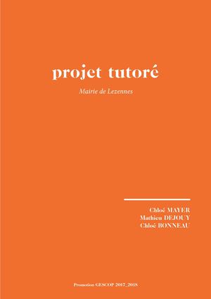 Dossier Projet tutore Lezennes