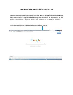 Aprendamos Mecanografía Fácil Y Jugando