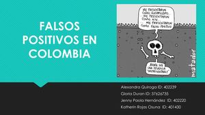 Cartilla Falsos Positivos