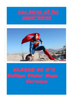 Livre numérique sur les héros 5°3