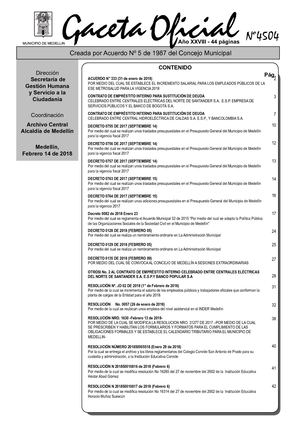 Gaceta Oficial 4504