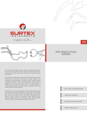 OM Surtex Oral Maxillofacial Instruments Catalogue