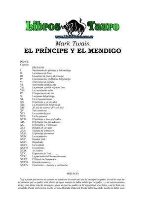 Twain, Mark - El Principe Y El Mendigo