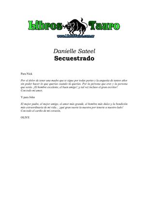 Steel, Danielle - El Secuestrado