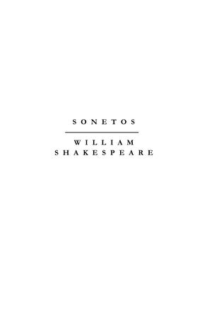 Shakespeare, William - Sonetos