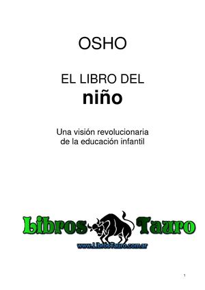 Osho - El Libro Del Niño