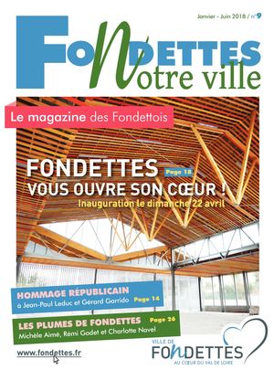 Fondettes notre ville n°9 (janvier-juin 2018)