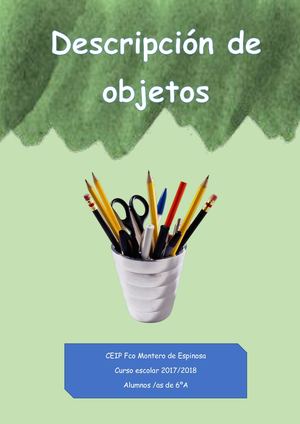 Descripción de objetos