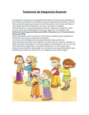 Trastornos De Integración Espacial