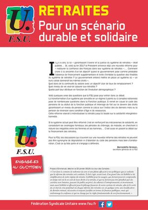 4p Retraites Fsu 2018