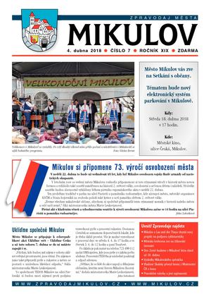 Zpravodaj města Mikulov 7/2018