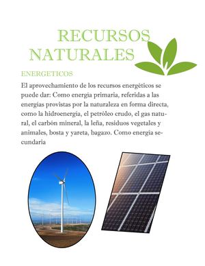 Recursos Natrales Energeticos