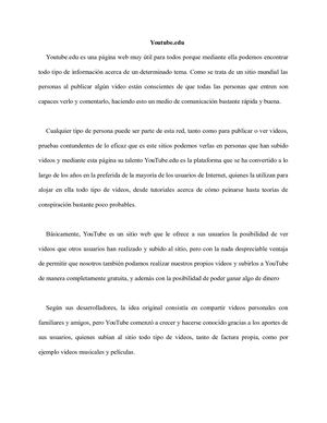 Youtube Edu Luz Mila