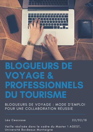 Blogueurs de voyage et professionnels du tourisme - Léa Cescosse