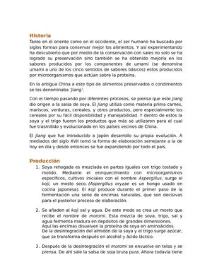 320723174 Produccion De La Salsa De Soya Fermentacion