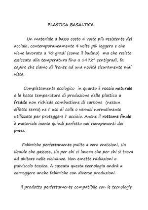 Presentazione Basalto