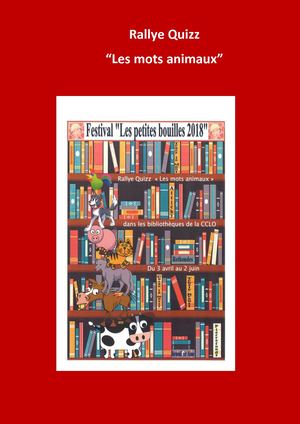 Rallye Quizz Les Mots Animaux