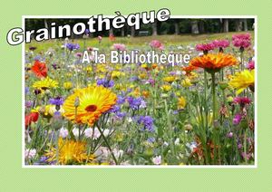 Grainothèque à La Bibliothèque