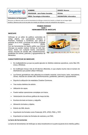 Guia 1 Herramientas De Ink Scape