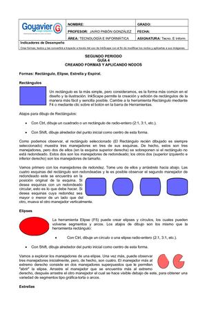 Guia 5 Creando Formas Y Aplicando Nodos 9°