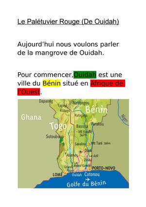 Le Palétuvier Rouge