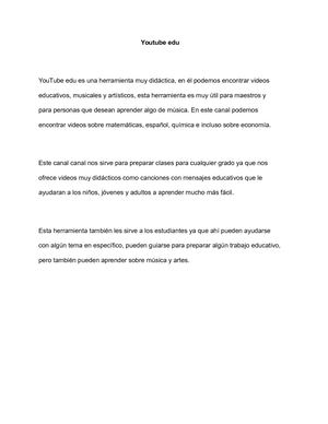 Youtube Edu