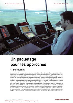 Bulletin STNA 2002 63 Paquetage Approches