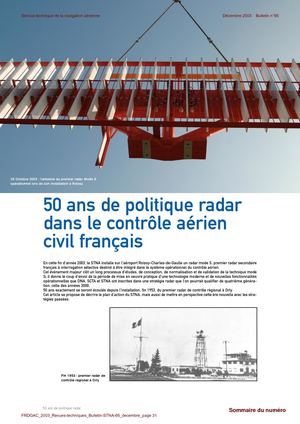 Bulletin STNA 2003 65 50 Ans De Politique Radar